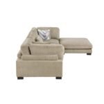 9555BRW*42CRACOT 4-Piece Modular Sectional with Ottoman - Image 3