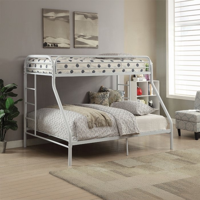 02052wh_5.jpg Tritan Twin XL/Queen Bunk Bed - Image 1