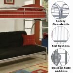 Eclipse Twin/Full Futon Bunk Bed - Image 6