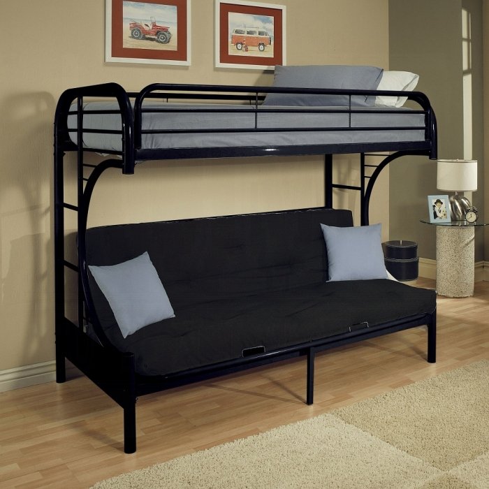 02093bk_3.jpg Eclipse Twin XL/Queen Futon Bunk Bed - Image 1