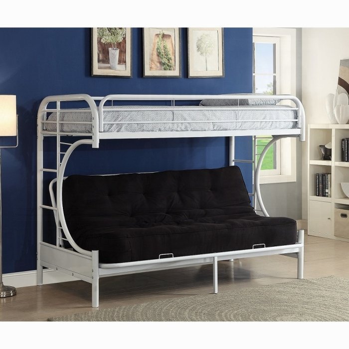 02093wh_8.jpg Eclipse Twin XL/Queen Futon Bunk Bed - Image 1