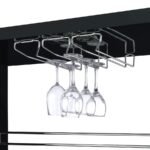 PRESCOTT RECTANGULAR HOME WINE TABLE BLACK HIGH GLOSS - Image 7