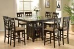 GABRIEL LATTICE BACK COUNTER CHAIR CAPPUCCINO (SET OF 2) - Image 12