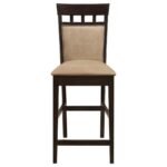 GABRIEL CLOSED BACK COUNTER CHAIR CAPPUCCINO (SET OF 2) - Image 4