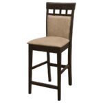 GABRIEL CLOSED BACK COUNTER CHAIR CAPPUCCINO (SET OF 2) - Image 5