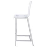 JUELIA CLEAR ACRYLIC BAR CHAIR CHROME (SET OF 2) - Image 6