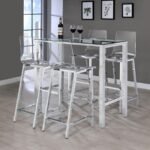 JUELIA CLEAR ACRYLIC BAR CHAIR CHROME (SET OF 2) - Image 11