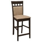 GABRIEL 5-PIECE SQUARE COUNTER HEIGHT DINING SET CAPPUCCINO - Image 6