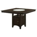 GABRIEL 5-PIECE SQUARE COUNTER HEIGHT DINING SET CAPPUCCINO - Image 3