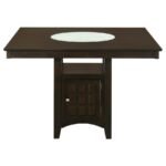 GABRIEL 7-PIECE SQUARE COUNTER HEIGHT DINING SET CAPPUCCINO - Image 4