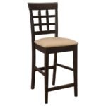 GABRIEL 7-PIECE SQUARE COUNTER HEIGHT DINING SET CAPPUCCINO - Image 6
