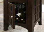 GABRIEL 7-PIECE SQUARE COUNTER HEIGHT DINING SET CAPPUCCINO - Image 8