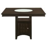 GABRIEL 52-INCH COUNTER HEIGHT DINING TABLE CAPPUCCINO - Image 3