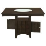 GABRIEL 52-INCH COUNTER HEIGHT DINING TABLE CAPPUCCINO - Image 4