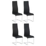 MONTCLAIR UPHOLSTERED DINING SIDE CHAIR BLACK (SET OF 4)