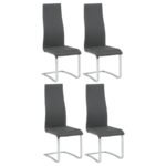 MONTCLAIR UPHOLSTERED DINING SIDE CHAIR GREY (SET OF 4)