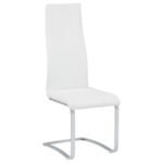 MONTCLAIR UPHOLSTERED DINING SIDE CHAIR WHITE (SET OF 4) - Image 3