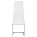 MONTCLAIR UPHOLSTERED DINING SIDE CHAIR WHITE (SET OF 4) - Image 4