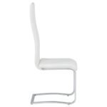 MONTCLAIR UPHOLSTERED DINING SIDE CHAIR WHITE (SET OF 4) - Image 9