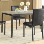 GARZA RECTANGULAR 48-INCH ENGINEERED WOOD DINING TABLE GREY - Image 2