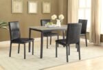 GARZA RECTANGULAR 48-INCH ENGINEERED WOOD DINING TABLE GREY - Image 5