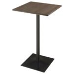 CAVALIER SQUARE 24-INCH PUB HEIGHT BISTRO BAR TABLE DARK ELM - Image 4