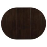GABRIEL 5-PIECE EXTENSION LEAF DINING TABLE SET CAPPUCCINO - Image 6