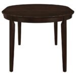 GABRIEL 7-PIECE EXTENSION LEAF DINING TABLE SET CAPPUCCINO - Image 5