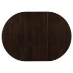 GABRIEL 7-PIECE EXTENSION LEAF DINING TABLE SET CAPPUCCINO - Image 6
