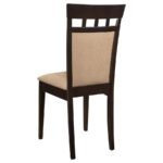 GABRIEL 5-PIECE RECTANGULAR 59-INCH DINING SET CAPPUCCINO - Image 8