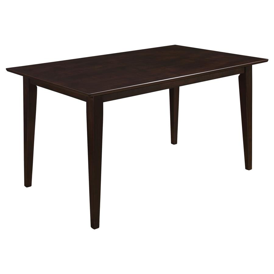 100771_02x900.jpg GABRIEL RECTANGULAR 59-INCH WOOD DINING TABLE CAPPUCCINO - Image 1