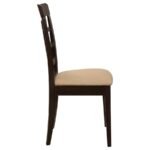 GABRIEL LATTICE BACK DINING SIDE CHAIR CAPPUCCINO (SET OF 2) - Image 9