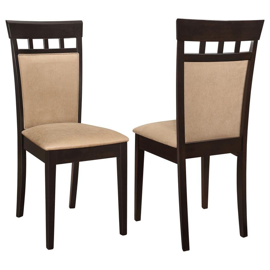 100773_001x900.jpg GABRIEL CLOSED BACK DINING SIDE CHAIR CAPPUCCINO (SET OF 2) - Image 1