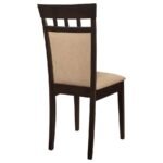 GABRIEL CLOSED BACK DINING SIDE CHAIR CAPPUCCINO (SET OF 2) - Image 9