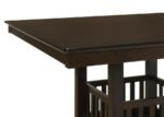 JADEN 5-PIECE SQUARE COUNTER HEIGHT DINING SET ESPRESSO - Image 9