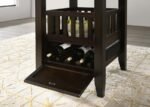 JADEN 5-PIECE SQUARE COUNTER HEIGHT DINING SET ESPRESSO - Image 11