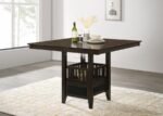 JADEN SQUARE 47-INCH COUNTER HEIGHT DINING TABLE ESPRESSO - Image 2