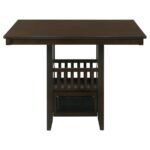 JADEN SQUARE 47-INCH COUNTER HEIGHT DINING TABLE ESPRESSO - Image 4