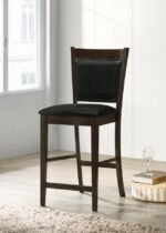 JADEN UPHOLSTERED COUNTER CHAIR ESPRESSO (SET OF 2) - Image 2