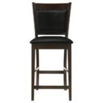 JADEN UPHOLSTERED COUNTER CHAIR ESPRESSO (SET OF 2) - Image 4