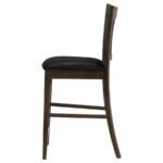 JADEN UPHOLSTERED COUNTER CHAIR ESPRESSO (SET OF 2) - Image 6