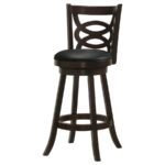 CALECITA WOOD SWIVEL BAR CHAIR CAPPUCCINO (SET OF 2) - Image 5