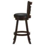 CALECITA WOOD SWIVEL BAR CHAIR CAPPUCCINO (SET OF 2) - Image 6