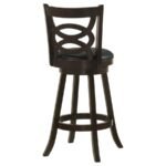 CALECITA WOOD SWIVEL BAR CHAIR CAPPUCCINO (SET OF 2) - Image 8