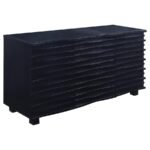 STANTON 3-DRAWER SIDEBOARD BUFFET STORAGE CABINET BLACK