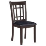LAVON 5-PIECE OVAL EXTENSION LEAF DINING SET ESPRESSO - Image 6