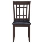 LAVON 5-PIECE OVAL EXTENSION LEAF DINING SET ESPRESSO - Image 7