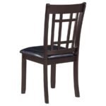 LAVON 5-PIECE OVAL EXTENSION LEAF DINING SET ESPRESSO - Image 8