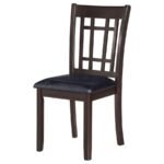 LAVON WOOD DINING SIDE CHAIR BLACK AND ESPRESSO (SET OF 2) - Image 5