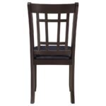 LAVON WOOD DINING SIDE CHAIR BLACK AND ESPRESSO (SET OF 2) - Image 8